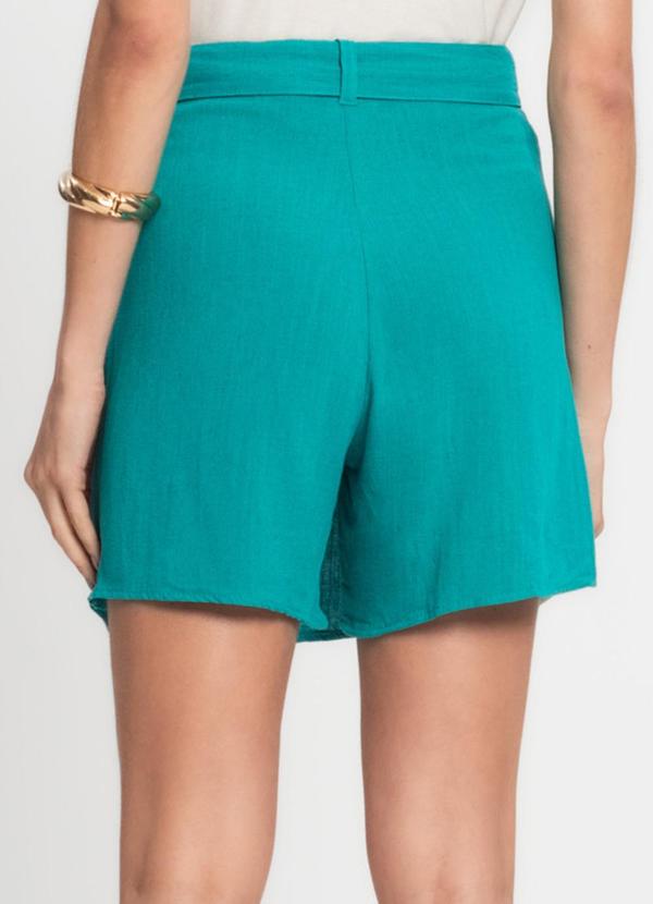 Endless - Short Saia Feminino de Linho Strong Verde 2