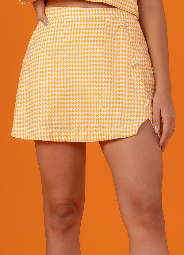 Angel - Short Saia Sumer Tweed Amarelo