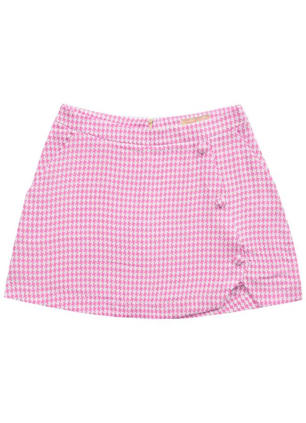 Angel - Short Saia Sumer Tweed Rosa