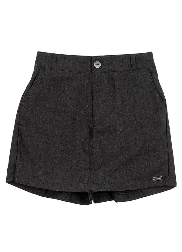 Soft Bonni - Short Saia Teen Feminino Preto