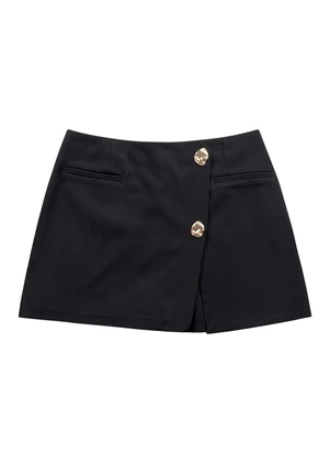 Angel - Shorts Saia Alfaiataria Preto - ANGEL