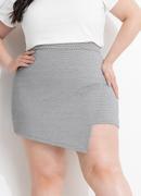 Shorts saia (cinza) malha colm�ia