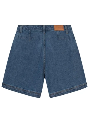 Enfim - Shorts Saia Evasê Jeans Azul Claro - ENFIM