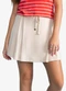 Minty - Shorts Saia Feminino Molecotton Marrom - variação: Bege