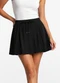 Minty - Shorts Saia Feminino Molecotton Marrom - variação: Preto