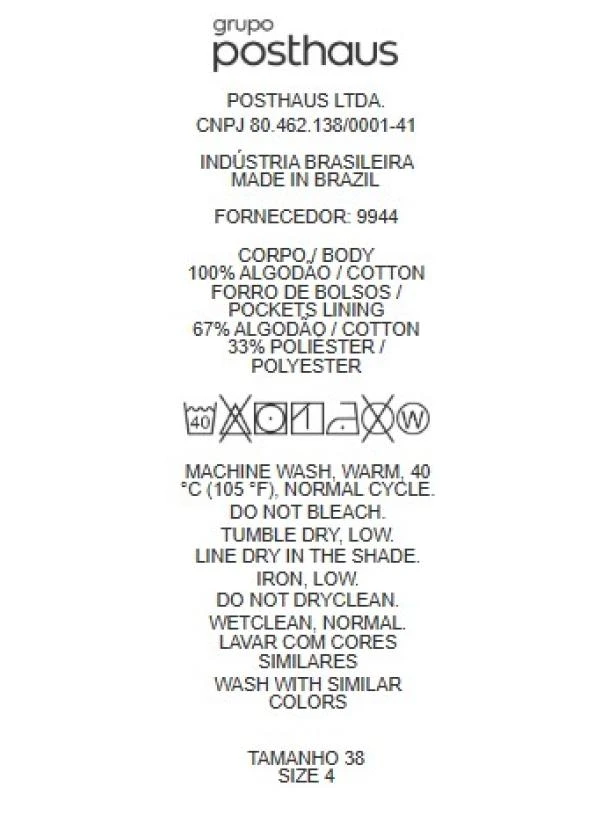 Quintess - Bermuda Off White em Jeans 19