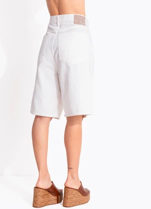 Colcci - Bermuda Sarja Ana Off White - COLCCI