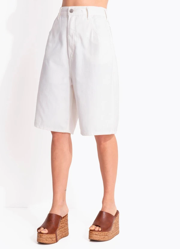 Colcci - Bermuda Sarja Ana Off White
