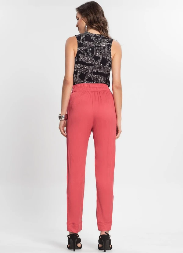 Endless - Calça Viscose Feminina Vermelho 4