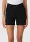 Malwee - Shorts Alfaiataria Cintura Alta Off White - variação: Preto