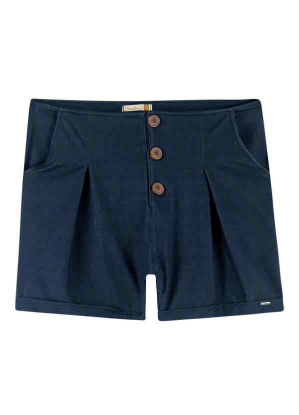 Marialícia - Shorts Azul 5