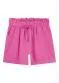 Marialícia - Shorts Curto com Cordão Decorativo Rosa - variação: Rosa