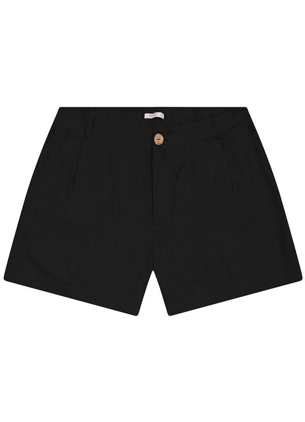 Secret Glam - Shorts Curto Feminino Plus Size Preto 1