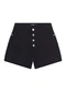 Enfim - Shorts Mom Cintura Alta Sarja Preto - variação: Preto