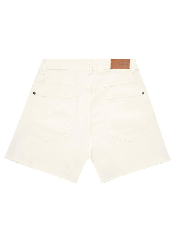 Enfim - Shorts Mom em Sarja Off White 2