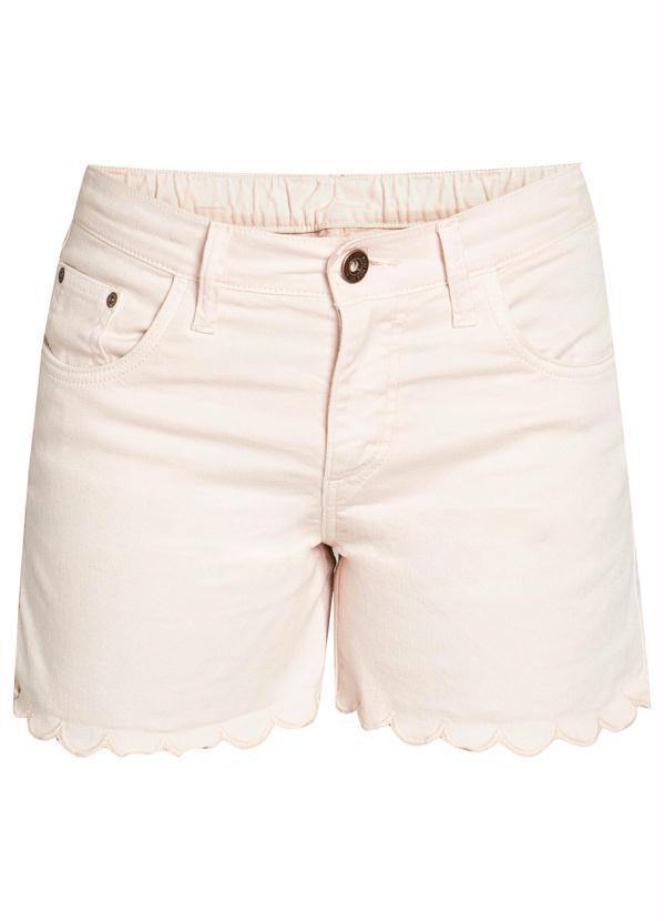 Outlet - Shorts Sarja Curto Rosa Claro 6