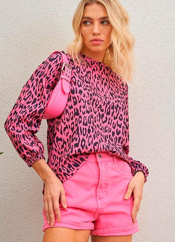 Amo Brand - Shorts Sarja Pink 5