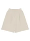 Rovitex - Bermuda Feminina em Moletinho Sarjado Bege - variação: Bege