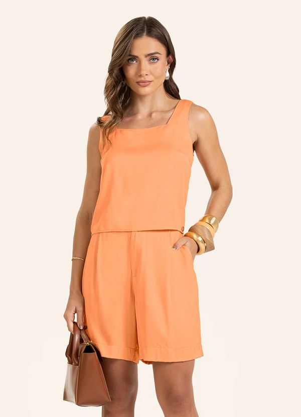 Endless - Bermuda Feminina Laranja 4