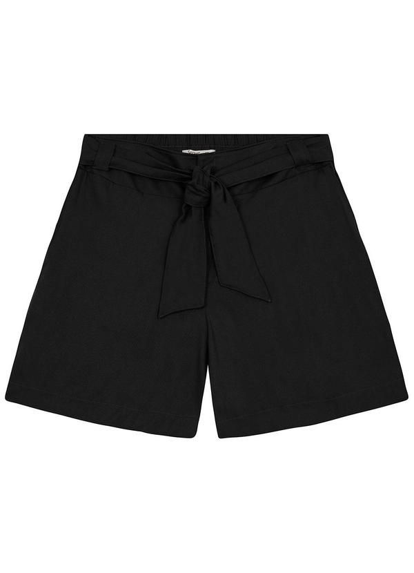 Secret Glam - Bermuda Feminina Plus Size Preto