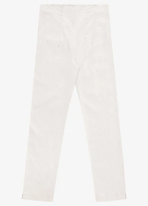 Endless - Calça Feminina Cenoura em Bengaline Bege - ENDLESS