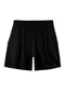 Outlet - Short Alfaiatado Liso Adulto Feminino Branco - variação: Preto