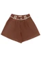Angel - Short Alfaiataria Marrom - variação: Marrom