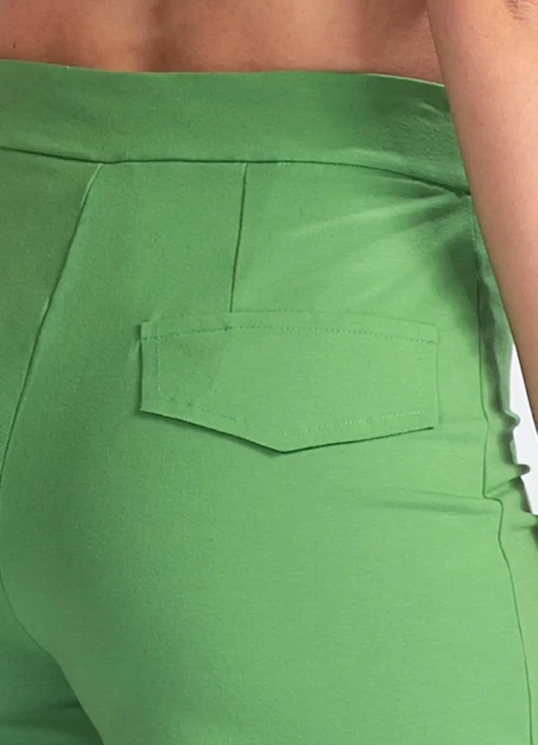 Maria Filó - Short em Viscose de Alfaiataria Verde 6