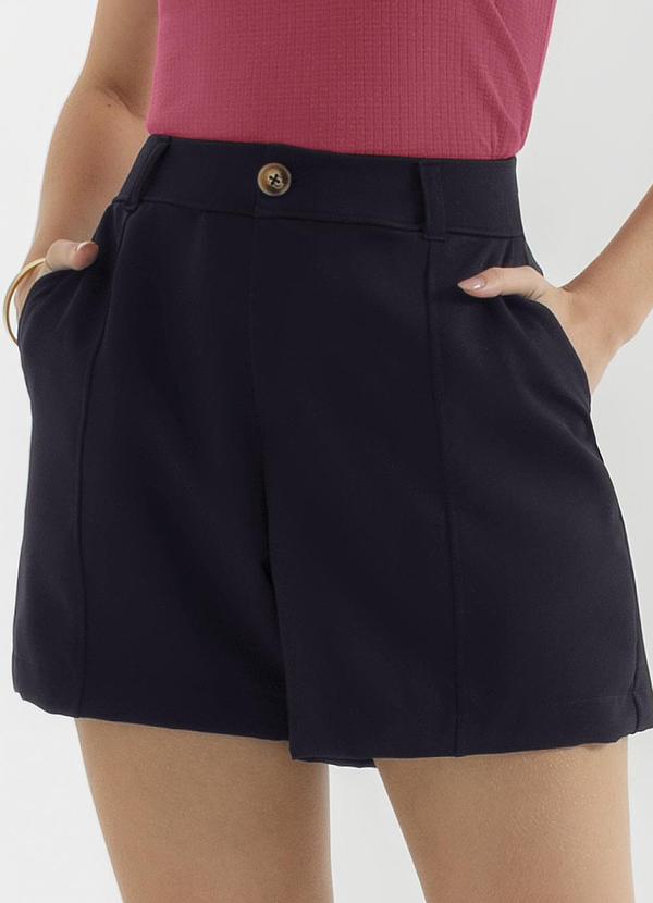 Cativa - Short Feminino em Alfaiataria Preto 4