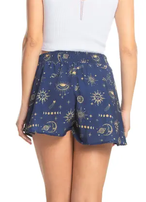 Select - Short Feminino Envelope Universo Azul - SELECT