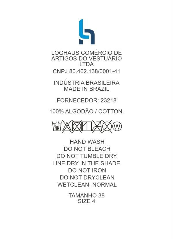 Quintess - Short Listrado com Pregas e Bolsos Funcionais 9