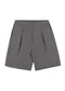 Outlet - Shorts Alfaiataria com Bolso Feminino Cinza - variação: Cinza