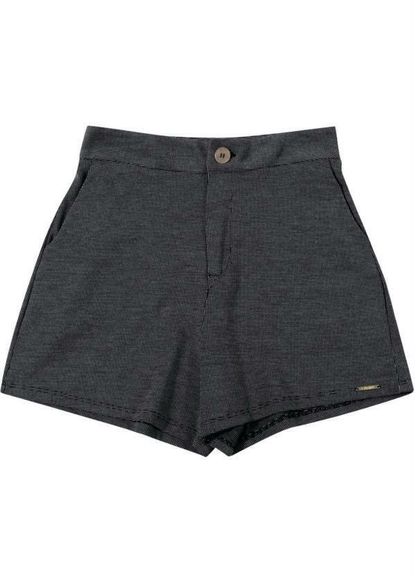 Cativa - Shorts Curto Feminino Adulto Preto