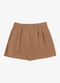 Endless - Shorts Feminino Alfaiataria em Piquet Marrom - variação: Marrom