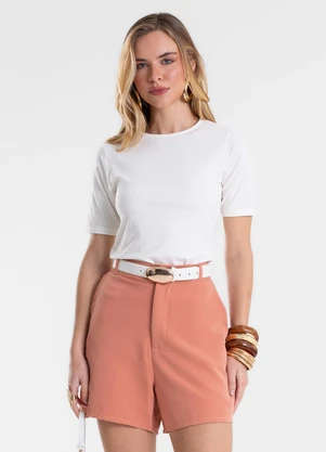 Endless - Shorts Feminino Alfaiataria Marrom - ENDLESS