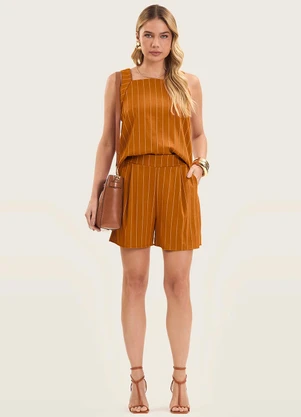 Endless - Shorts Feminino com Bolsos Marrom - ENDLESS