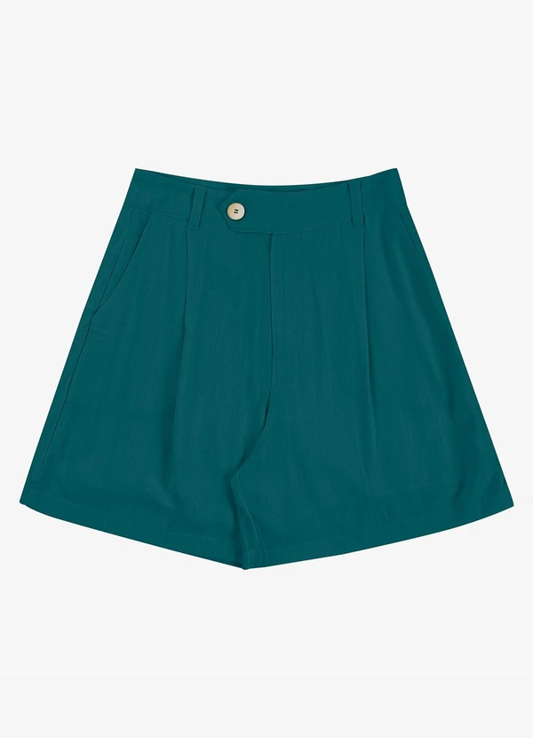 Endless - Shorts Feminino em Linho Verde