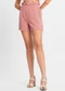 Select - Shorts Feminino Linho Rosa - variação: Rosa