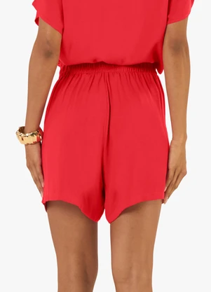 Rovitex - Shorts Feminino Malha Viscose Laranja - ROVITEX