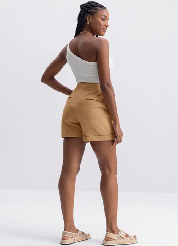 Essendi - Shorts Feminino Marrom 4