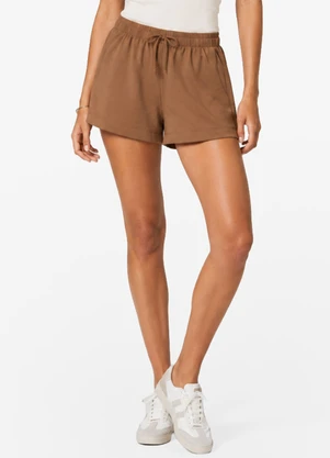 Minty - Shorts Feminino Molecotton de Viscose Marrom - MINTY