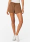 Minty - Shorts Feminino Molecotton de Viscose Marrom - variação: Marrom