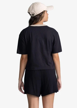 Minty - Shorts Feminino Molecotton de Viscose Preto - MINTY