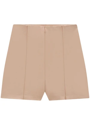 Enfim - Shorts Nude Amplo em Interlock - ENFIM