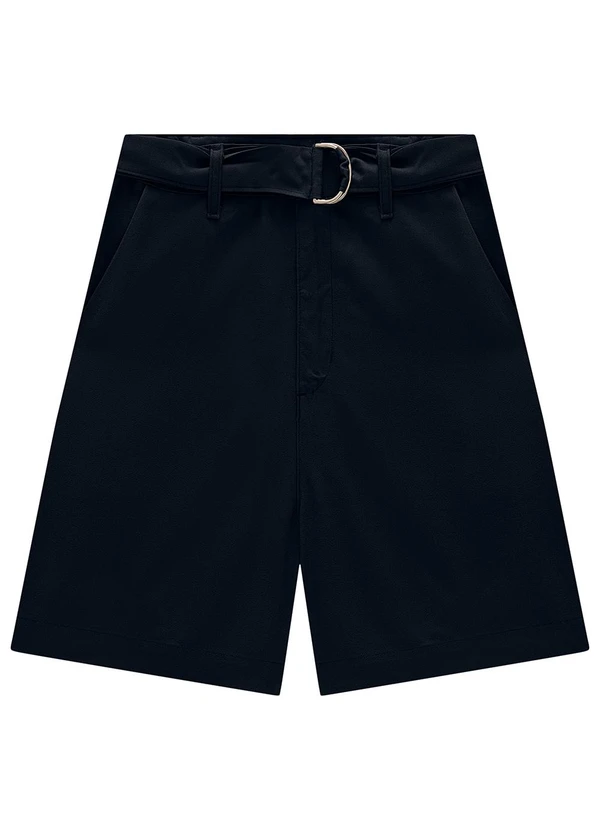 Enfim - Shorts Preto Alfaiataria em Crepe 1