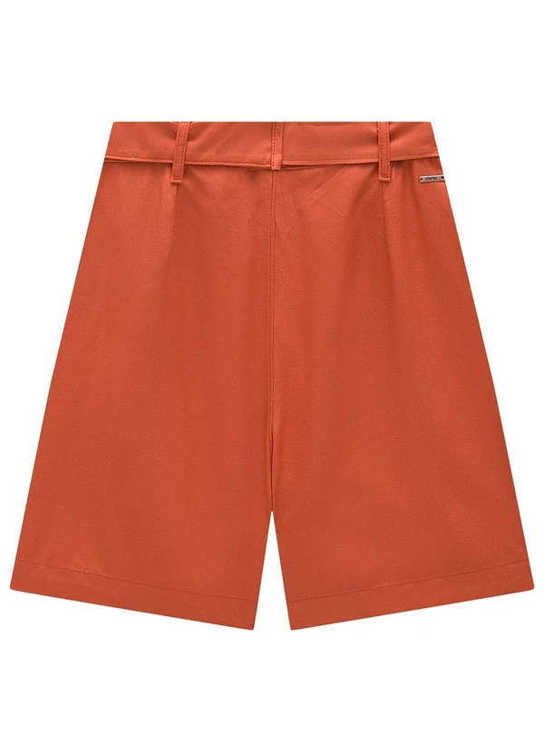 Enfim - Shorts Terracota Alfaiataria em Crepe 4