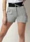 Moda Pop - Short Preto Feminino - variação: Cinza