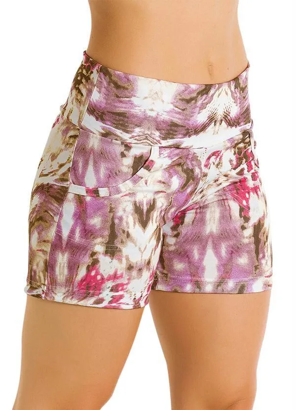 Moda Pop - Short Feminino Estampado