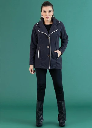 Soft Bonni - Parka Adulto Cinza Asfalto - SOFT BONNI