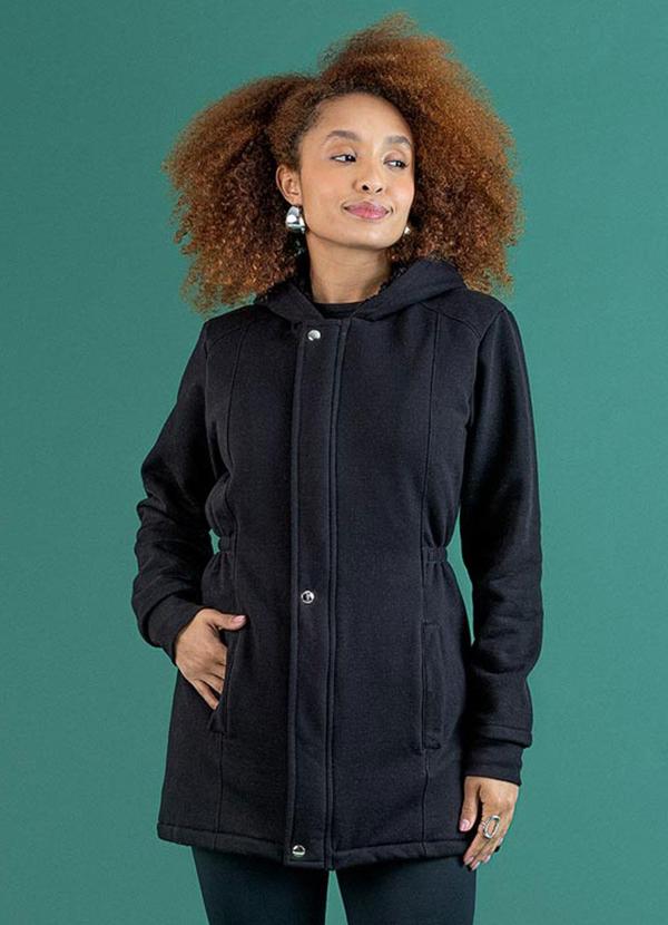 Soft Bonni - Parka Forrada Adulto Preto